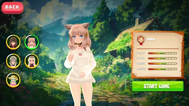 Rainbow Ascend: Anime Girls Go Up screenshot 3