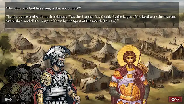 Synaxarion: Great Martyr Theodore the Tyro screenshot 4