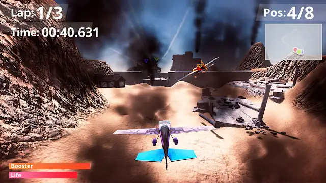 Sky Airplane Racer: Flight & Fight Simulator screenshot 1