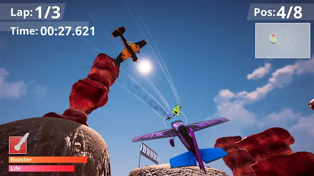 Sky Airplane Racer: Flight & Fight Simulator screenshot 3