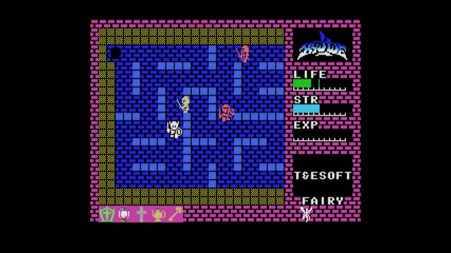 EGGCONSOLE HYDLIDE MSX screenshot 2
