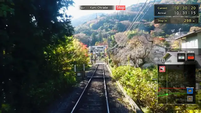 Japanese Rail Sim: Hakone Town of Natural Beauty and Hot Springs screenshot 1