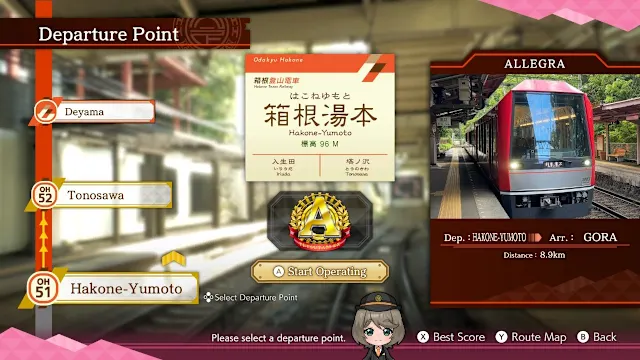 Japanese Rail Sim: Hakone Town of Natural Beauty and Hot Springs screenshot 4