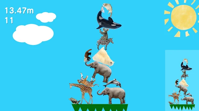Animal Tower Battle screenshot 2