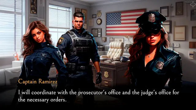 Hollow Police Emblem: The Visual Novel screenshot 2