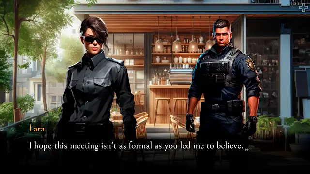 Hollow Police Emblem: The Visual Novel screenshot 1