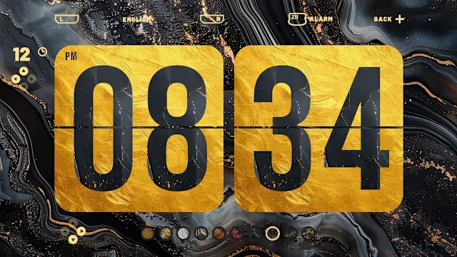 AAA Clock Gold screenshot 2