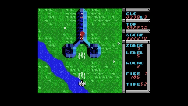 EGGCONSOLE ZANAC MSX screenshot 3