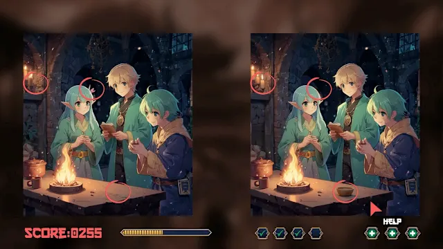 Spot The Difference Anime Edition screenshot 1