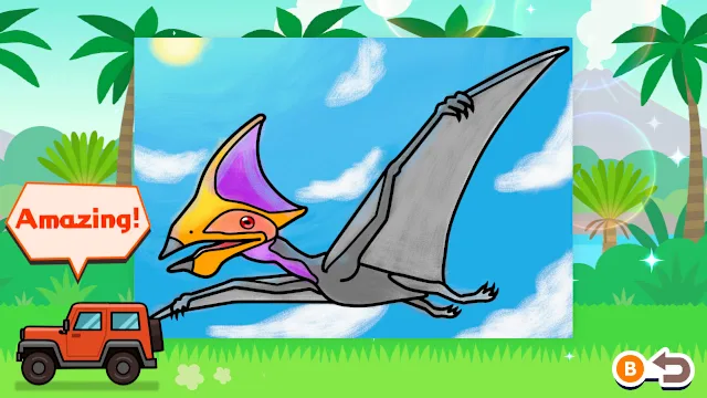 Coloring book series Dinosaur Museum screenshot 5