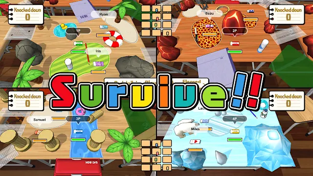 Flick Erasers Battle Royale screenshot 1