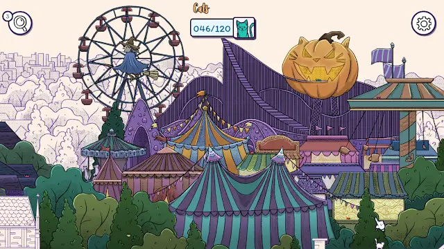 Hidden Cats in Spooky Town screenshot 5