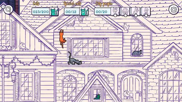 Hidden Cats in Spooky Town screenshot 2