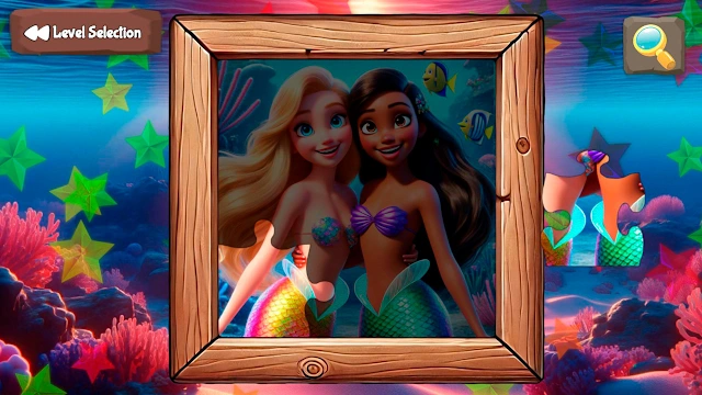 The Little Mermaid: Wonder Puzzles screenshot 2