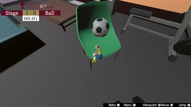 Rolling Football Player screenshot 3