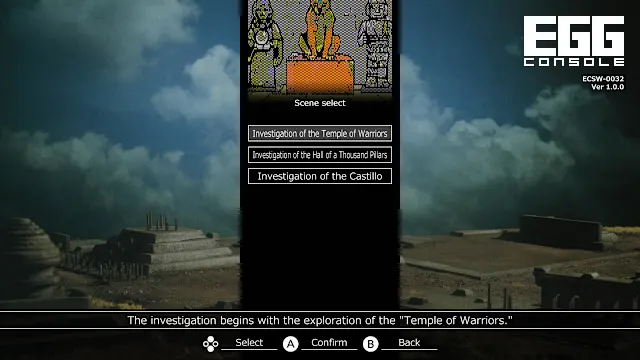 EGGCONSOLE TEMPLO DEL SOL: ASTEKA II PC-8801 screenshot 5