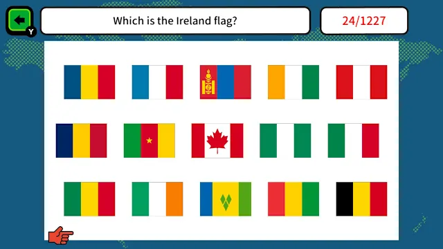 1000 Questions Quiz! national flag screenshot 1