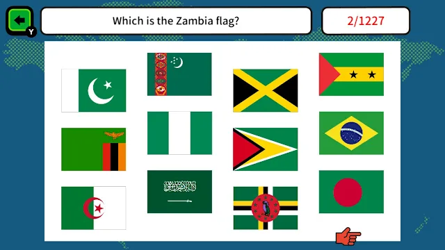 1000 Questions Quiz! national flag screenshot 2