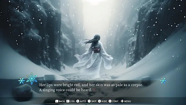 Scarlet Snowfall - A Japanese Horror Mystery Visual Novel screenshot 1