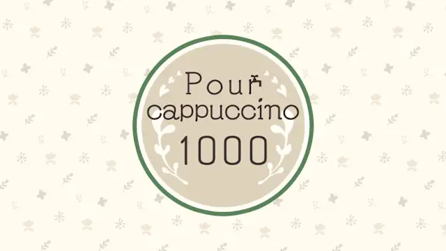 Pour cappuccino 1000