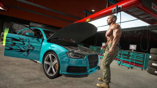 Garage Mechanic Simulator 3D screenshot 0