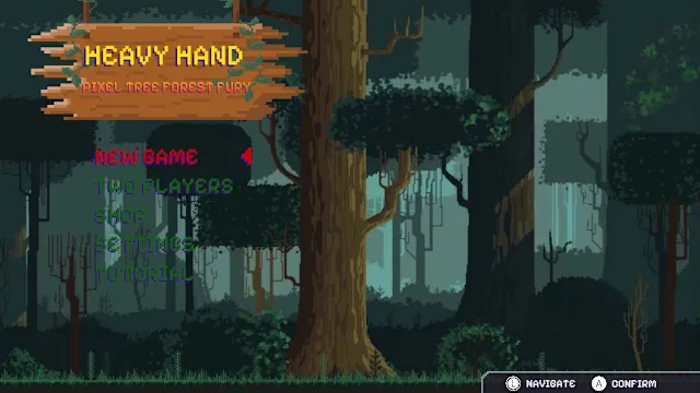 Heavy Hand: Pixel Tree Forest Fury screenshot 0
