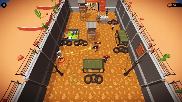 Anime Girls Wasteland Shootout screenshot 2
