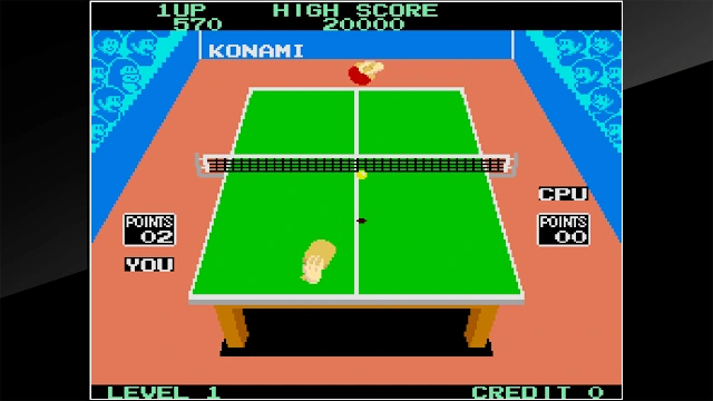 Arcade Archives KONAMI's TABLE TENNIS screenshot 2