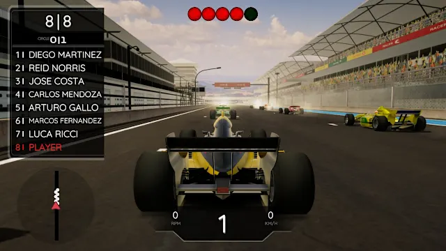Formula Racing: Grand Prix League screenshot 1
