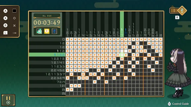 Picross™ : Juufuutei Raden™'s Guide for Pixel Museum screenshot 2