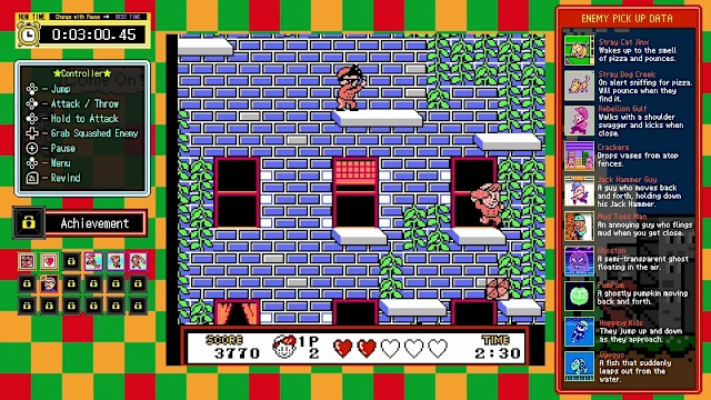 JALECOlle Famicom Ver. PIZZA POP! screenshot 2
