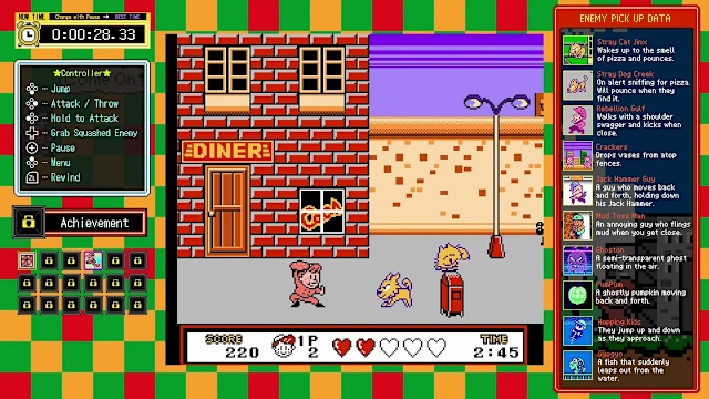 JALECOlle Famicom Ver. PIZZA POP! screenshot 1