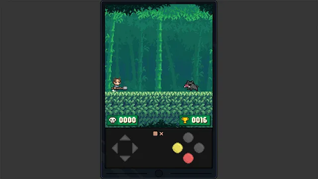 Bamboo Retro Run screenshot 0
