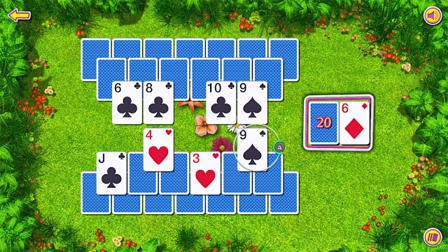 Summer Tri-Peaks Solitaire screenshot 1