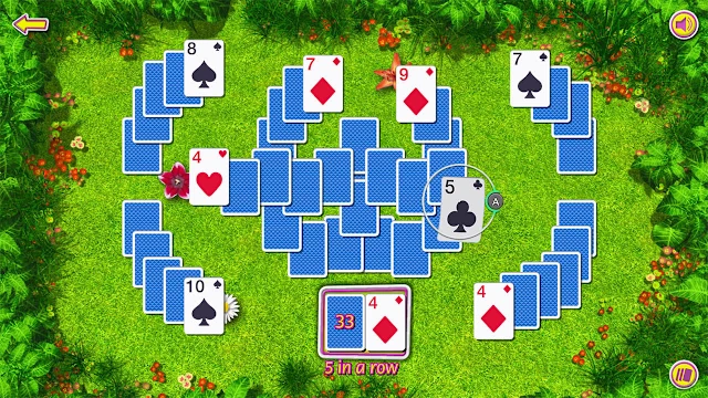 Summer Tri-Peaks Solitaire screenshot 2