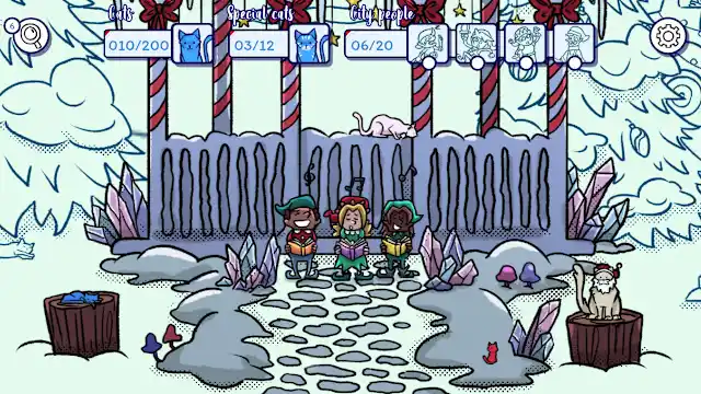 Hidden Cats in Santa's Realm screenshot 5