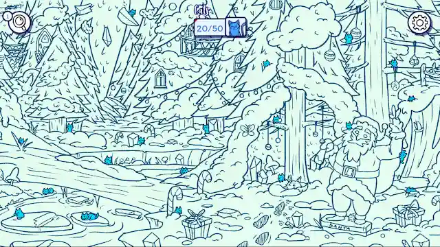 Hidden Cats in Santa's Realm screenshot 3