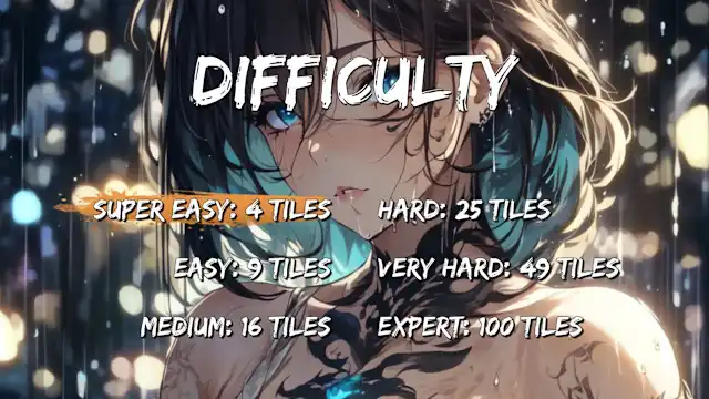 Wet Whispers - Anime Shift Puzzles screenshot 1