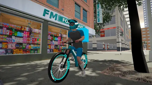 Food Courier: Bike Adventure screenshot 0