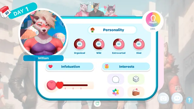 Love Furry Boys: Zodiac Dating App screenshot 3