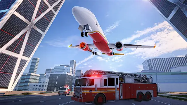 Airplane Flight Simulator : Dangerous Landings screenshot 2