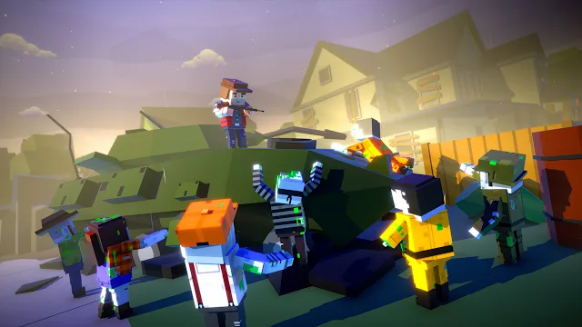 Zombie Blocks: Pixel Shooter Gun screenshot 2
