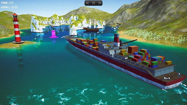 Ocean Driving: Boat Parking Simulator screenshot 5