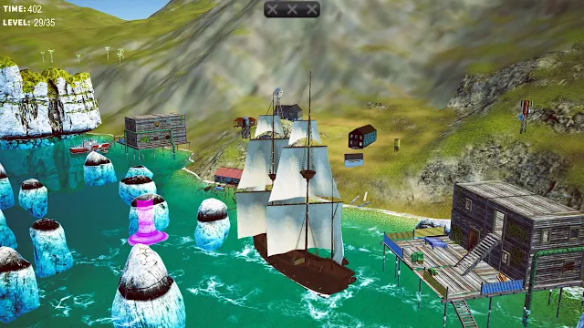 Ocean Driving: Boat Parking Simulator screenshot 1