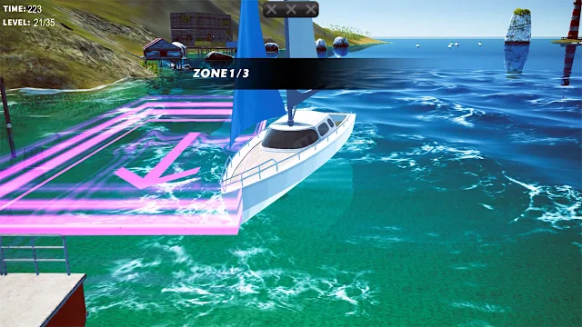 Ocean Driving: Boat Parking Simulator screenshot 0