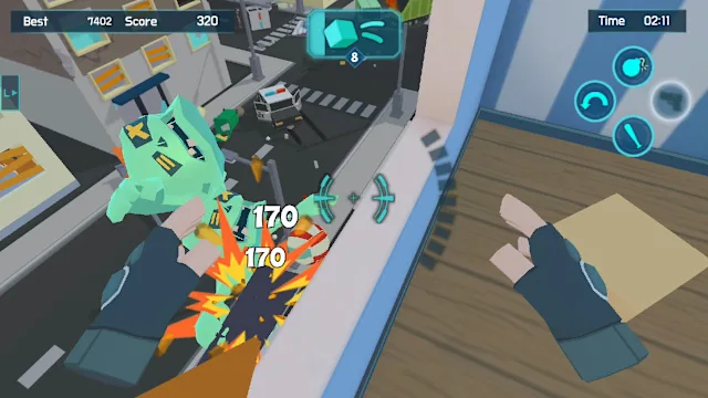 Throw Anything: Zombie Invaders screenshot 3