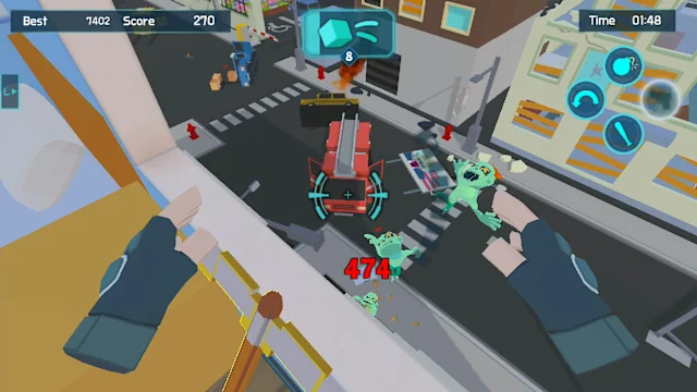 Throw Anything: Zombie Invaders screenshot 2