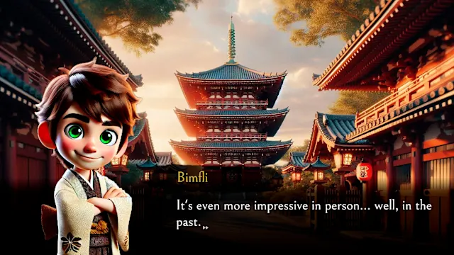 Bimfli & His Time Travels: Japan screenshot 0