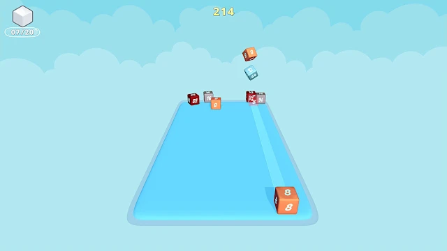Sliding Cubes 2048 Mania screenshot 0