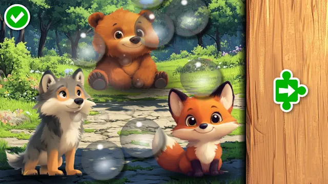 Puzzle Adventures - Forest Animals screenshot 4
